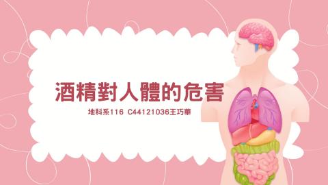 (61622)1122TIDL(課調老師:張雅雯教授)_地科系王巧華_113.5.27_酒精對人體的影響