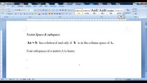 LA W4L3 Vector space 介紹.wmv