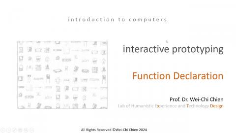 Function Declaration