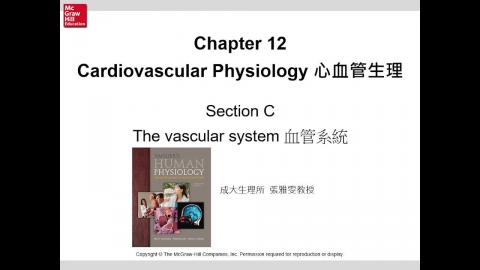 1122護理系生理學_張雅雯教授授課_1130503_Vascular system; BP regulation