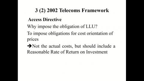 TELECOMMUNICATIONS INDUSTRY POLICY AND REGULATION0506-2