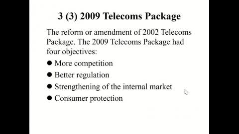 TELECOMMUNICATIONS INDUSTRY POLICY AND REGULATION0513-1