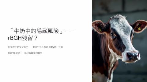 (66217)D1140602-9_1132TIDL生活中的毒物(課調老師:生理所張雅雯教授)_法律系蔡明諺_114.6.2_「牛奶中的隱藏風險」——荷爾蒙、抗生素殘留與乳製品