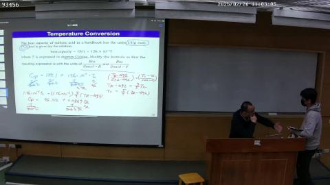 20250226 1110-1200 質能均衡 MASS AND ENERGY BALANCES