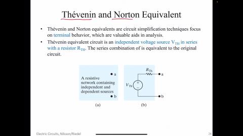 電子及電工學 ch3.3 Thevenin and Norton equivalent.mov