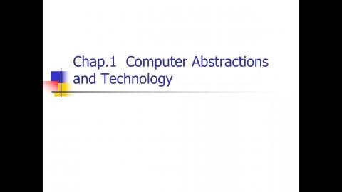 計算機組織與組合語言_Chap1a