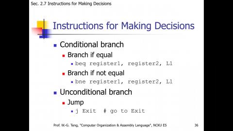 計算機組織與組合語言_Chap2d