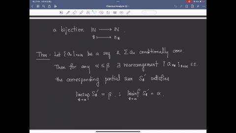 Rearrangement and conditional convergence