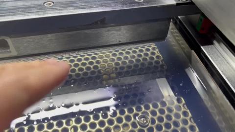 工業光固化機台 - 刮刀觀察