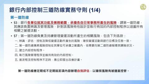 12-12_銀行內部控制三道防線實務守則