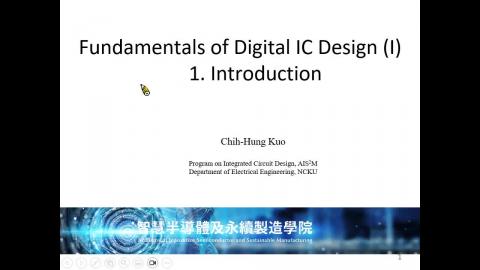 2026 Fundamental of Digital IC Design (I) - Unit 1