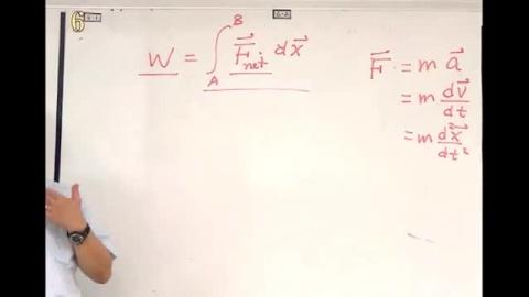 Example: force as function of position